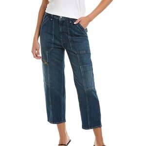 MOTHER DENIM- the private zip pocket ankle mile high straight leg Jean